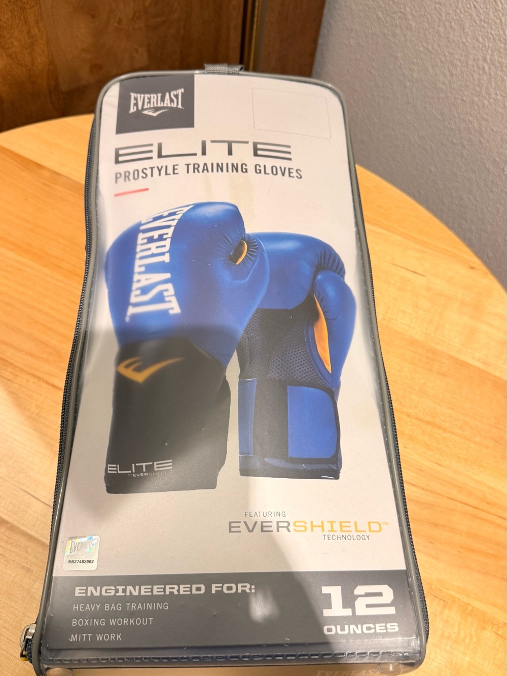 EVERLAST ELITE PROSTYLE TRAINING GLOVES Blue 12 oz